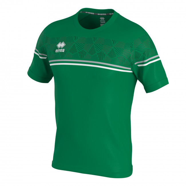 Волейбольная футболка мужская Errea DIAMANTIS Зеленый/Серый/Белый