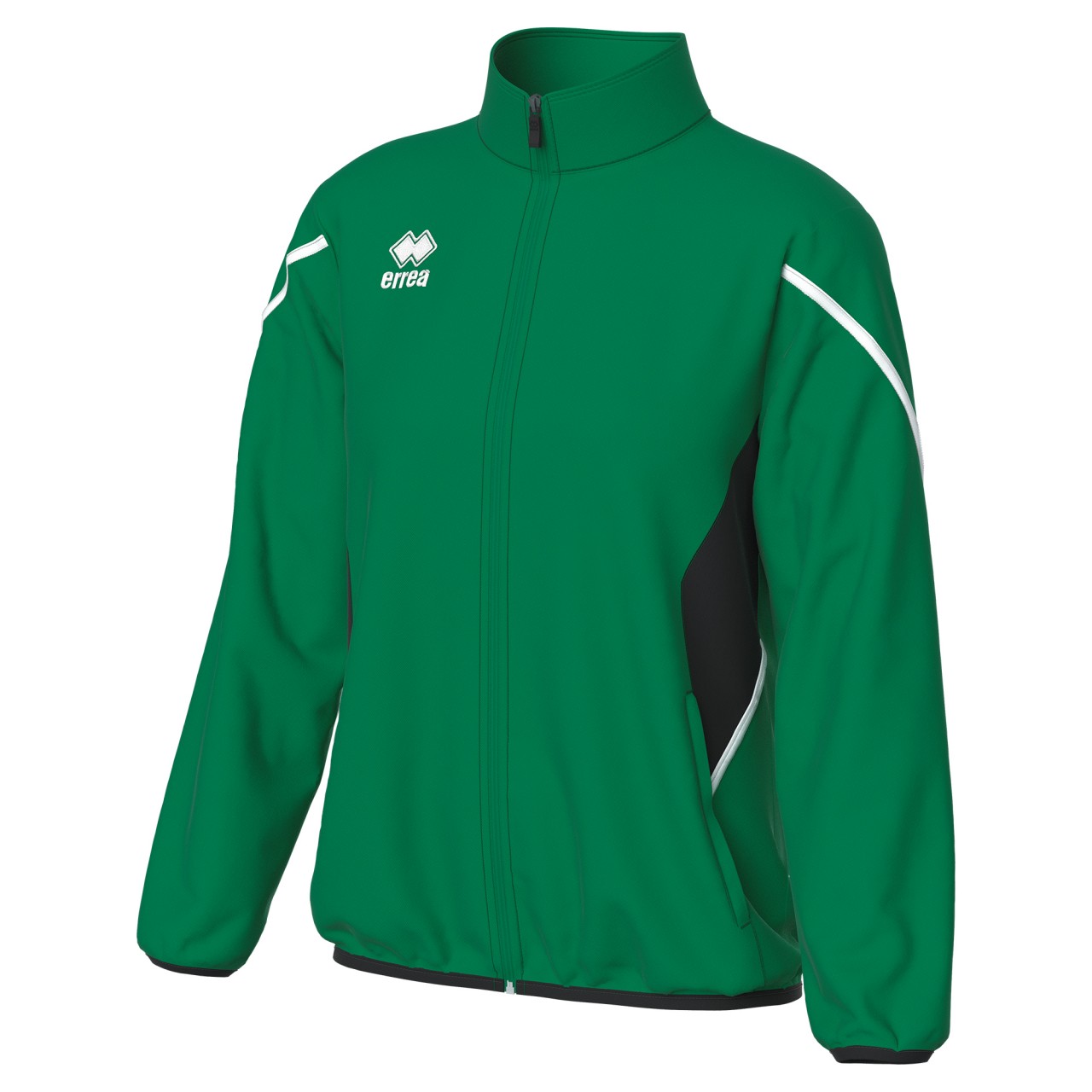 Спортивна куртка жіноча Errea CRISTINE Зелений/Чорний/Білий