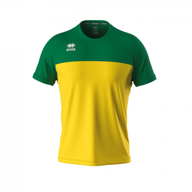 Волейбольна футболка чоловіча Errea BRANDON Жовтий/Зелений