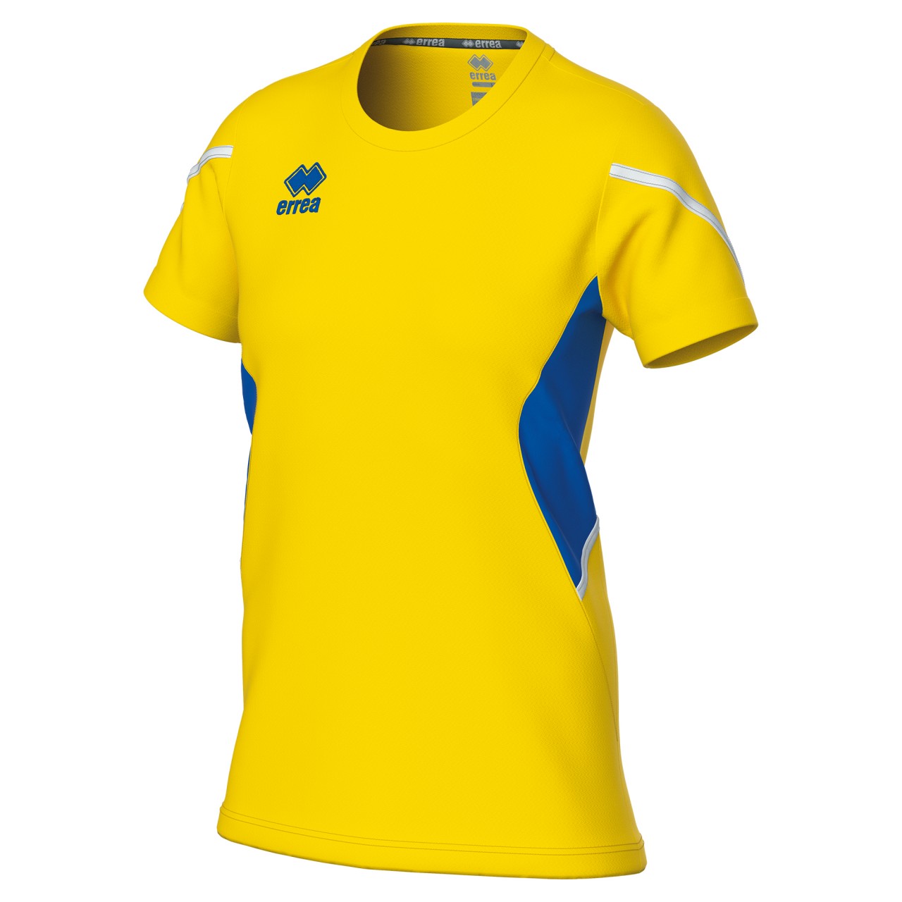 Волейбольна футболка жіноча Errea CORINNE Жовтий/Синій/Білий