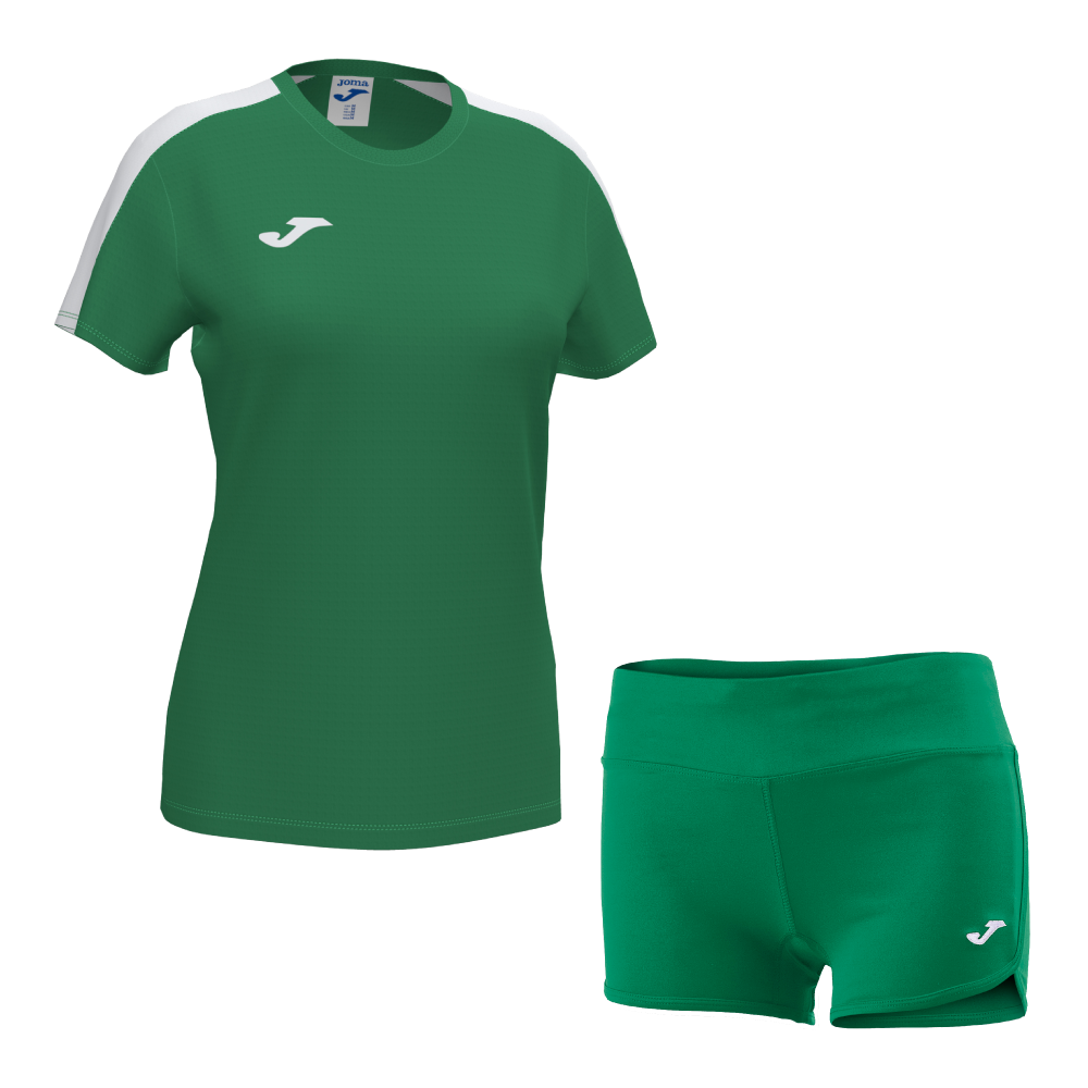Волейбольная форма женская Joma ACADEMY III/STELLA II Зеленый/Белый