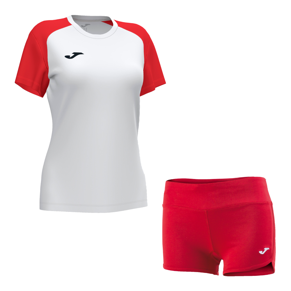 Волейбольная форма женская Joma ACADEMY IV/STELLA II Белый/Красный