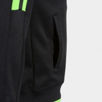 Спортивна куртка чоловіча Joma OLIMPIADA Чорний/Світло-зелений