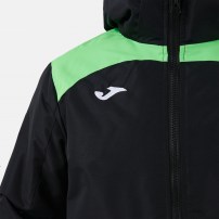 Куртка чоловіча Joma TRIVOR II Чорний/Світло-зелений