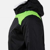 Дощовик чоловічий Joma TRIVOR II Чорний/Світло-зелений