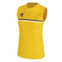 Волейбольна футболка жіноча Errea DIVINA Жовтий/Темно-синій/Білий