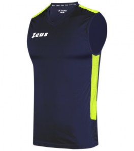 Волейбольна майка чоловіча Zeus START Темно-синій/Світло-жовтий