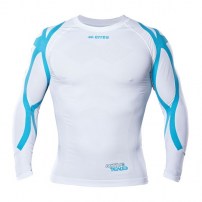 Компрессионная футболка Errea MIZAR Белый/Голубой