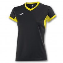 Волейбольная футболка женская Joma CHAMPION IV Черный/Желтый