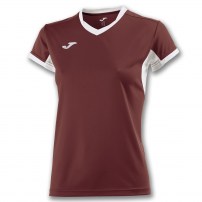 Волейбольная футболка женская Joma CHAMPION IV Бордовый/Белый