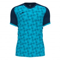 Волейбольна футболка чоловіча Joma SUPERNOVA III Темно-синій/Бірюзовий