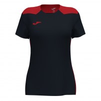 Волейбольна футболка жіноча Joma CHAMPION VI Чорний/Червоний