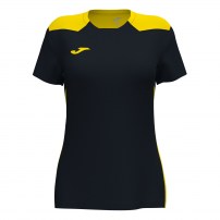 Волейбольна футболка жіноча Joma CHAMPION VI Чорний/Жовтий