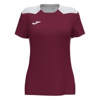 Волейбольная футболка женская Joma CHAMPION VI Бордовый/Белый