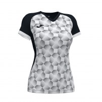 Волейбольная футболка женская Joma SUPERNOVA III Черный/Белый