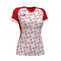 Волейбольная футболка женская Joma SUPERNOVA III Красный/Белый