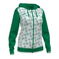 Спортивная куртка женская Joma SUPERNOVA III Зеленый/Белый