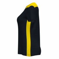 Волейбольная футболка женская Joma CHAMPION VI Черный/Желтый