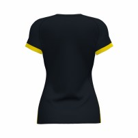 Волейбольная футболка женская Joma SUPERNOVA III Черный/Желтый