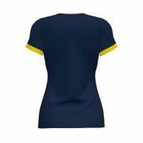 Волейбольная футболка женская Joma SUPERNOVA III Темно-синий/Желтый