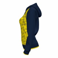 Спортивная куртка женская Joma SUPERNOVA III Темно-синий/Желтый