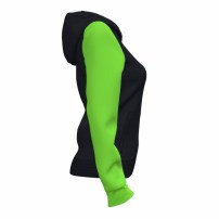 Спортивна куртка жіноча Joma ACADEMY IV Чорний/Світло-зелений