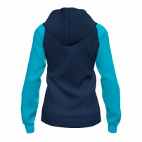 Спортивна куртка жіноча Joma ACADEMY IV Темно-синій/Бірюзовий