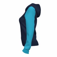 Спортивна куртка жіноча Joma ACADEMY IV Темно-синій/Бірюзовий