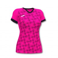 Волейбольна футболка жіноча Joma SUPERNOVA III Світло-рожевий/Чорний