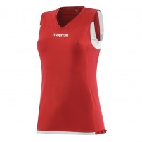 Волейбольная футболка женская Macron MERCURY Красный/Белый