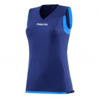 Волейбольная футболка женская Macron MERCURY Темно-синий/Голубой