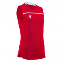 Волейбольна футболка жіноча Macron THALLIUM Червоний/Білий