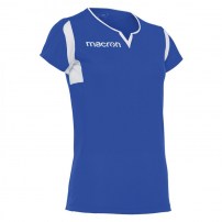 Волейбольная футболка женская Macron FLUORINE Синий/Белый