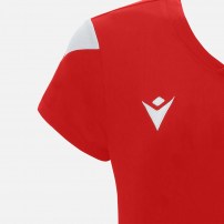Волейбольна футболка жіноча Macron OXYGEN Червоний/Білий
