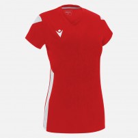 Волейбольная футболка женская Macron OXYGEN Красный/Белый