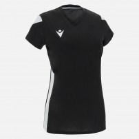 Волейбольна футболка жіноча Macron OXYGEN Чорний/Білий
