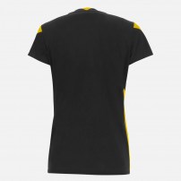 Волейбольная футболка женская Macron OXYGEN Черный/Желтый