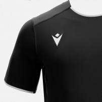 Волейбольна форма чоловіча Macron RHODIUM ECO/SKARA ECO Чорний/Темно-сірий/Білий