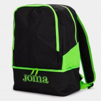 Рюкзак Joma ESTADIO III Чорний/Світло-зелений