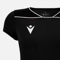 Волейбольна футболка жіноча Macron STEEL ECO Чорний/Темно-сірий/Білий