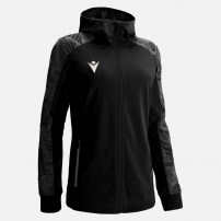 Спортивна куртка жіноча Macron APHRODITE Чорний/Темно-сірий