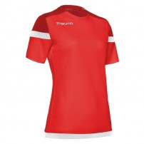 Волейбольная футболка женская Macron SEDNA Красный/Белый