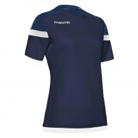 Волейбольная футболка женская Macron SEDNA Темно-синий/Белый