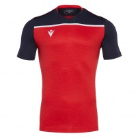 Волейбольная футболка мужская Macron DENEB Красный/Темно-синий/Белый
