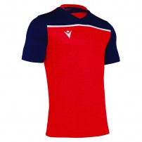 Волейбольная футболка мужская Macron DENEB Красный/Темно-синий/Белый