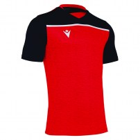Волейбольная футболка мужская Macron DENEB Красный/Черный/Белый