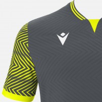 Волейбольна футболка чоловіча Macron TUREIS Антрацит/Світло-жовтий