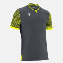 Волейбольна футболка чоловіча Macron TUREIS Антрацит/Світло-жовтий