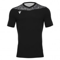 Волейбольная футболка мужская Macron NASH Черный/Белый