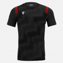Волейбольная футболка мужская Macron RODDER Черный/Красный